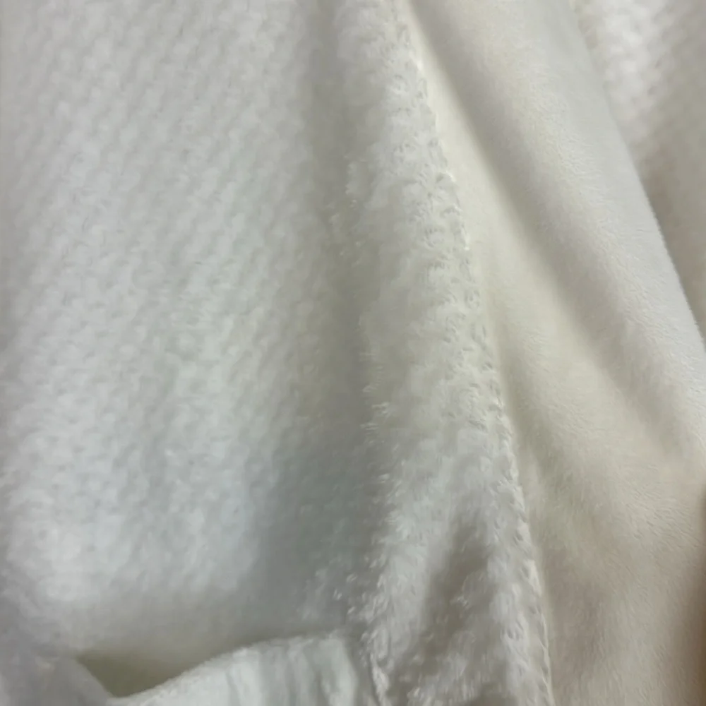 NEW Keiki Co. Luxury Long Spa Robe SM White Plush Kimono Style Bathrobe USA Made - Picture 13 of 16